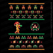 Load image into Gallery viewer, Shirts Magnets / 3"x3" / Black We Wish You A Metroid Christmas