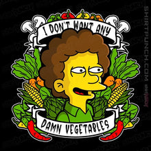 Load image into Gallery viewer, Secret_Shirts Magnets / 3"x3" / Black No Darn Vegetables