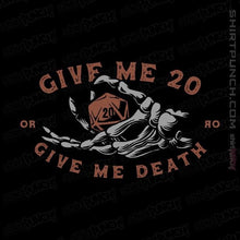 Load image into Gallery viewer, Shirts Magnets / 3"x3" / Black Give Me 20