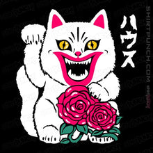 Load image into Gallery viewer, Daily_Deal_Shirts Magnets / 3"x3" / Black Lucky Hausu