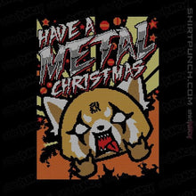 Load image into Gallery viewer, Shirts Magnets / 3"x3" / Black Have A Metal Christmas