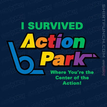 Load image into Gallery viewer, Secret_Shirts Magnets / 3"x3" / Navy Action Park Survivor