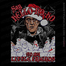 Load image into Gallery viewer, Shirts Magnets / 3"x3" / Black Hello Little Friend