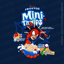 Load image into Gallery viewer, Shirts Magnets / 3"x3" / Navy Frosted Mini Thwips