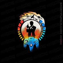 Load image into Gallery viewer, Shirts Magnets / 3"x3" / Black Golden Gun 64