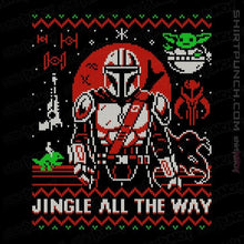 Load image into Gallery viewer, Secret_Shirts Magnets / 3"x3" / Black Jingle All The Way