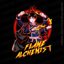 Load image into Gallery viewer, Shirts Magnets / 3"x3" / Black Flame Alchemist