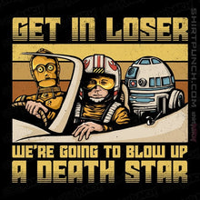 Load image into Gallery viewer, Daily_Deal_Shirts Magnets / 3"x3" / Black Blow Up The Deathstar