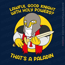Load image into Gallery viewer, Daily_Deal_Shirts Magnets / 3"x3" / Navy That's A Paladin