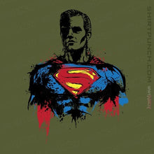 Load image into Gallery viewer, Shirts Magnets / 3"x3" / Military Green Return Of Kryptonian