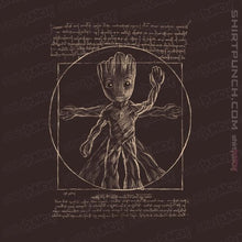 Load image into Gallery viewer, Shirts Magnets / 3"x3" / Dark Chocolate Vitruvian Groot