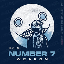 Load image into Gallery viewer, Shirts Magnets / 3"x3" / Navy Emil Weapon Number 7