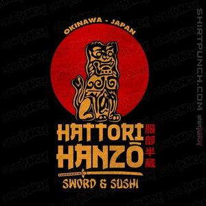 Shirts Magnets / 3"x3" / Black Hattori Hanzo