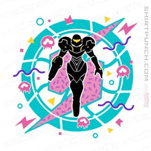 Load image into Gallery viewer, Shirts Magnets / 3"x3" / White 90's Samus