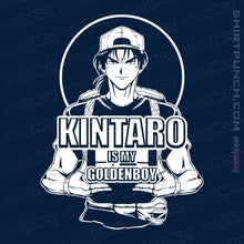 Load image into Gallery viewer, Daily_Deal_Shirts Magnets / 3&quot;x3&quot; / Navy Kintaro Is My Goldenboy
