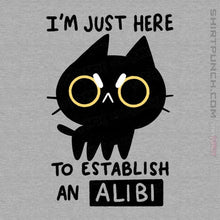 Load image into Gallery viewer, Daily_Deal_Shirts Magnets / 3"x3" / Sports Grey My Alibi