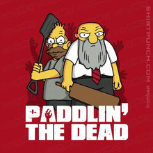 Load image into Gallery viewer, Shirts Magnets / 3"x3" / Red Paddlin' The Dead