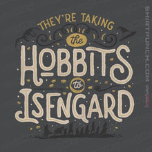 Load image into Gallery viewer, Shirts Magnets / 3"x3" / Charcoal Taking The Hobbits To Isengard