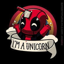 Load image into Gallery viewer, Shirts Magnets / 3"x3" / Black I'm A Unicorn