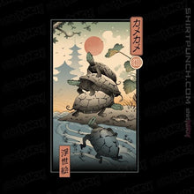 Load image into Gallery viewer, Shirts Magnets / 3"x3" / Black Kame Kame Ukiyo-e