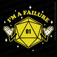 Load image into Gallery viewer, Shirts Magnets / 3"x3" / Black I'm A Failure Yellow
