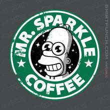 Load image into Gallery viewer, Shirts Magnets / 3"x3" / Charcoal Mr. Sparkle Coffee