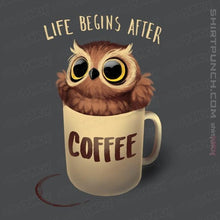 Load image into Gallery viewer, Shirts Magnets / 3"x3" / Charcoal Night Owl