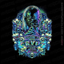 Load image into Gallery viewer, Shirts Magnets / 3"x3" / Black Welcome To The Crypt