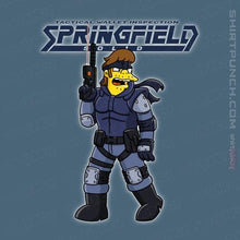 Load image into Gallery viewer, Daily_Deal_Shirts Magnets / 3"x3" / Indigo Blue Solid Snake