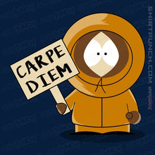 Load image into Gallery viewer, Shirts Magnets / 3"x3" / Navy Carpe Diem