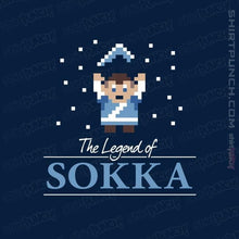 Load image into Gallery viewer, Shirts Magnets / 3"x3" / Navy The Legend Of Sokka