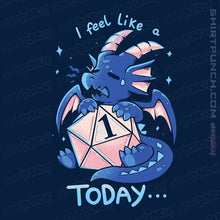 Load image into Gallery viewer, Daily_Deal_Shirts Magnets / 3"x3" / Navy Rolled A 1 Today