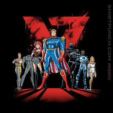 Load image into Gallery viewer, Shirts Magnets / 3"x3" / Black Supes League