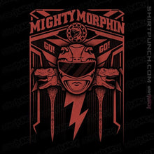 Load image into Gallery viewer, Shirts Magnets / 3"x3" / Black The Red Ranger