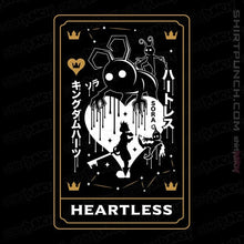 Load image into Gallery viewer, Secret_Shirts Magnets / 3"x3" / Black Heartless Tarot Card