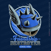 Load image into Gallery viewer, Daily_Deal_Shirts Magnets / 3"x3" / Navy Friendship Destroyer