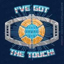 Load image into Gallery viewer, Secret_Shirts Magnets / 3"x3" / Navy Matrix Power