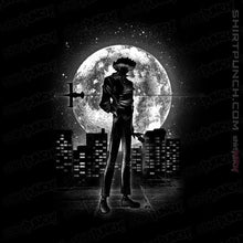 Load image into Gallery viewer, Shirts Magnets / 3"x3" / Black Moonlight Cowboy