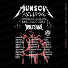 Load image into Gallery viewer, Shirts Magnets / 3"x3" / Black Munson World Tour