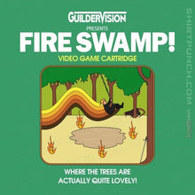 Load image into Gallery viewer, Last_Chance_Shirts Magnets / 3&quot;x3&quot; / Irish Green Retro Fire Swamp

