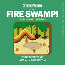 Load image into Gallery viewer, Last_Chance_Shirts Magnets / 3"x3" / Irish Green Retro Fire Swamp