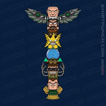 Load image into Gallery viewer, Daily_Deal_Shirts Magnets / 3"x3" / Navy Totem Of Villains
