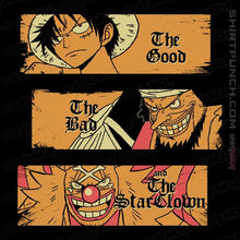 Load image into Gallery viewer, Daily_Deal_Shirts Magnets / 3"x3" / Black The Good The Bad and The Star Clown