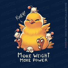 Load image into Gallery viewer, Shirts Magnets / 3"x3" / Navy More Big More Power