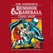Load image into Gallery viewer, Daily_Deal_Shirts Magnets / 3"x3" / Red The Android's Dungeon & Baseball Card Shop