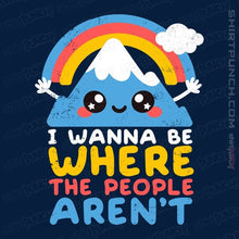 Load image into Gallery viewer, Daily_Deal_Shirts Magnets / 3"x3" / Navy Where The People Aren't