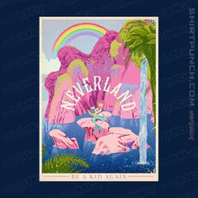 Load image into Gallery viewer, Shirts Magnets / 3"x3" / Navy Visit Neverland