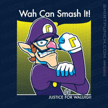 Load image into Gallery viewer, Shirts Magnets / 3"x3" / Navy Wah Can Smash It!
