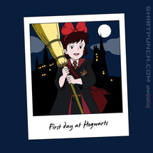 Load image into Gallery viewer, Shirts Magnets / 3"x3" / Navy First Day At School