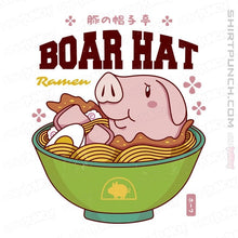 Load image into Gallery viewer, Shirts Magnets / 3"x3" / White Boar Hat Ramen
